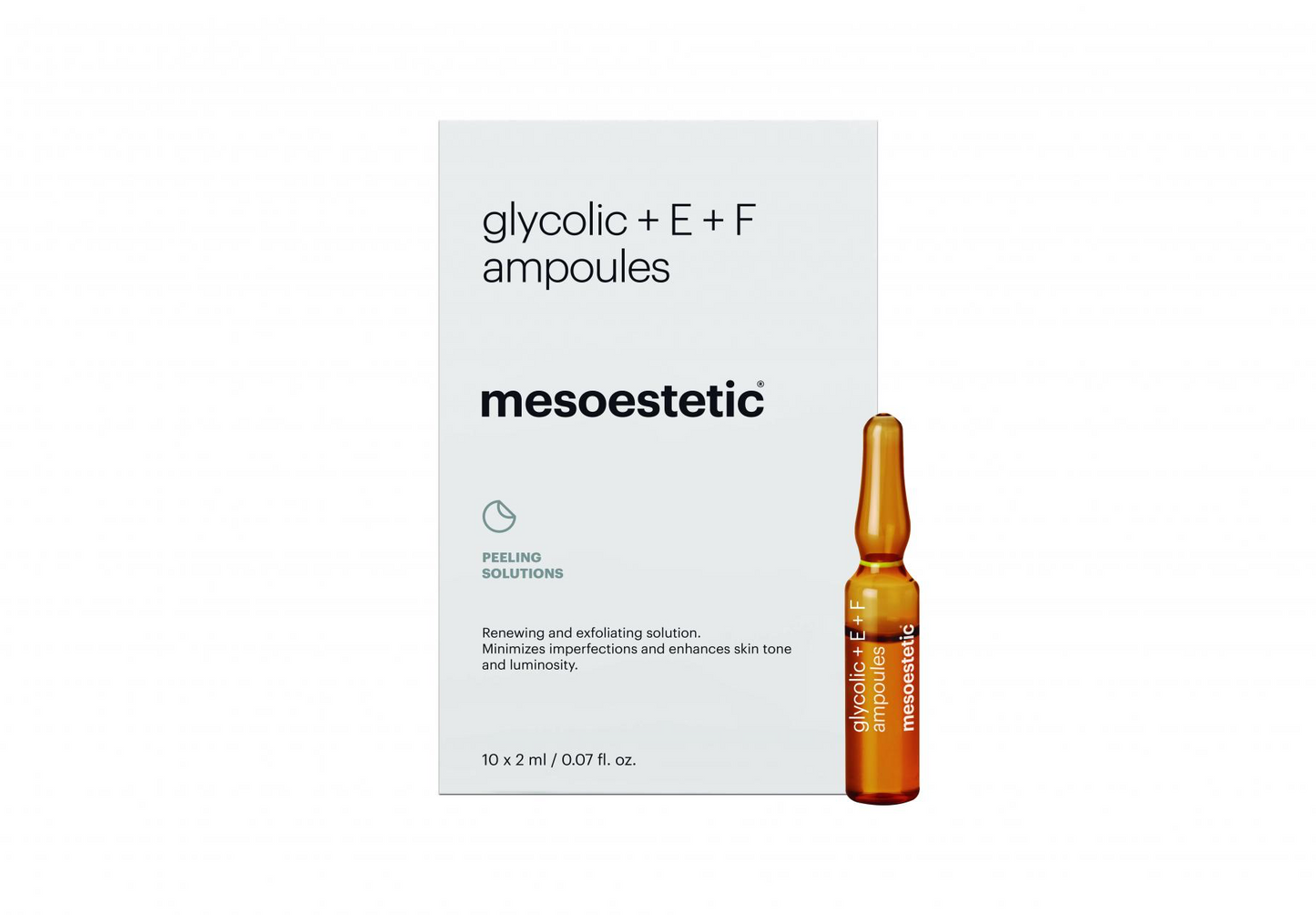 MESOESTETIC - Glycolic + E + F ampoules 10x2ml